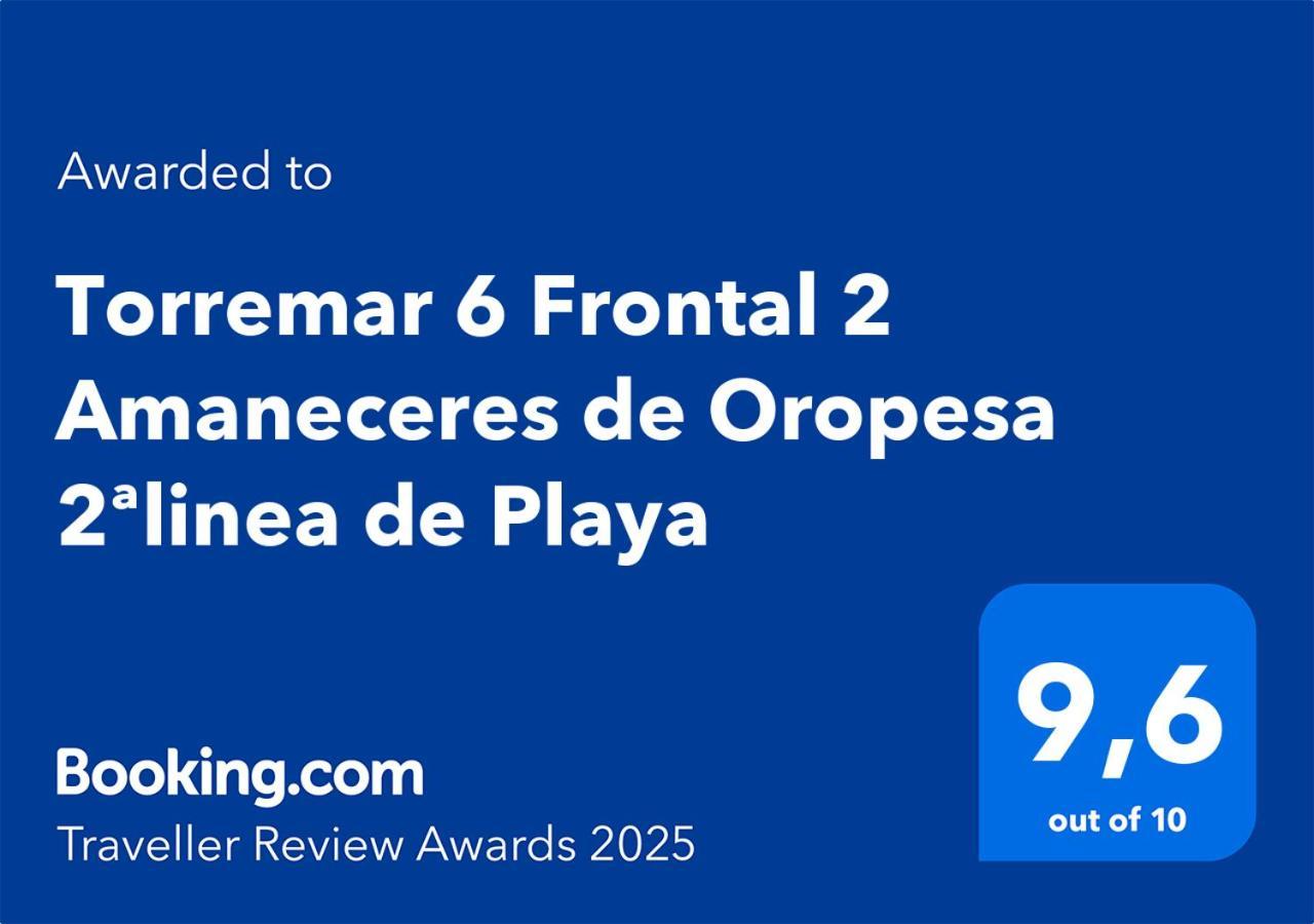 Torremar 6 Frontal 2 Amaneceres De Oropesa 2ªlinea De Playa Lägenhet Oropesa del Mar Exteriör bild